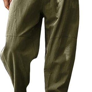 Gafeng Linen Harem Pants