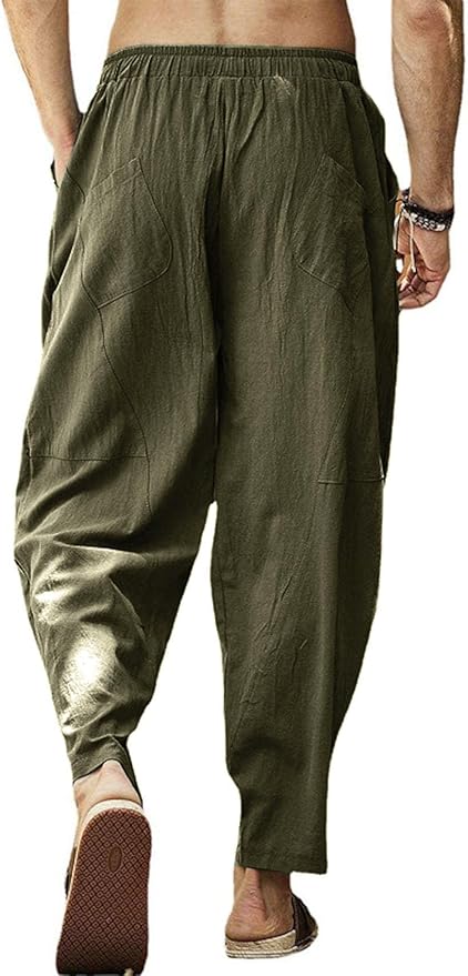 Gafeng Linen Harem Pants - Image 2